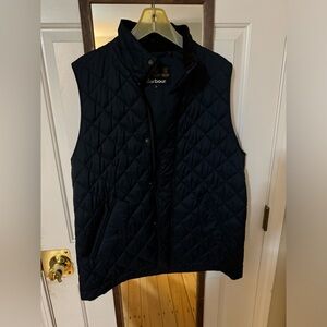 ($195 MSRP) Men’s Size XL Barbour Quilted Vest Navy Blue